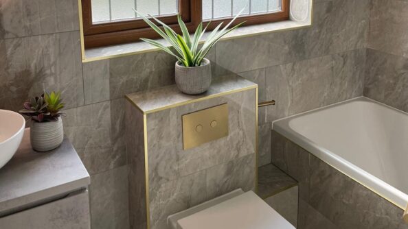 Modern bathroom complete renovation in Kent